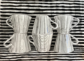 Teacups With Stripes