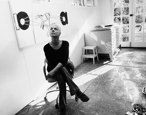Marise Maas in her studio
