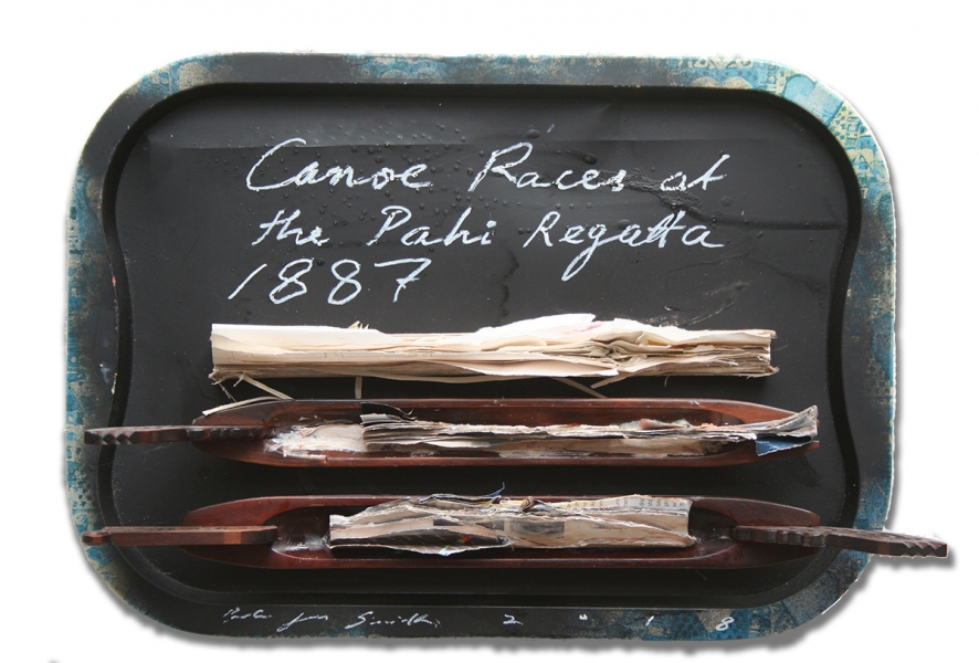 Canoe Races at the Pahi Regatta
